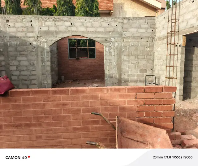 Brick boundary walls